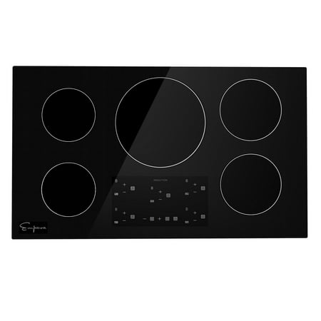 Empava 36 5 Burner Electric Induction Cooktop Idc36 In Black