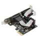 thumbnail image 1 of Tarjeta PCI Express a puerto serie Bling Bling PCI-E dual con 2 puertos serie RS-232, 1 of 8