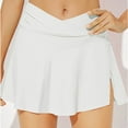thumbnail image 2 of Bas de Bikini Taille Haute pour Femmes, Short de Bain Rétro Froncé, Jupe de Bain, 2 of 6