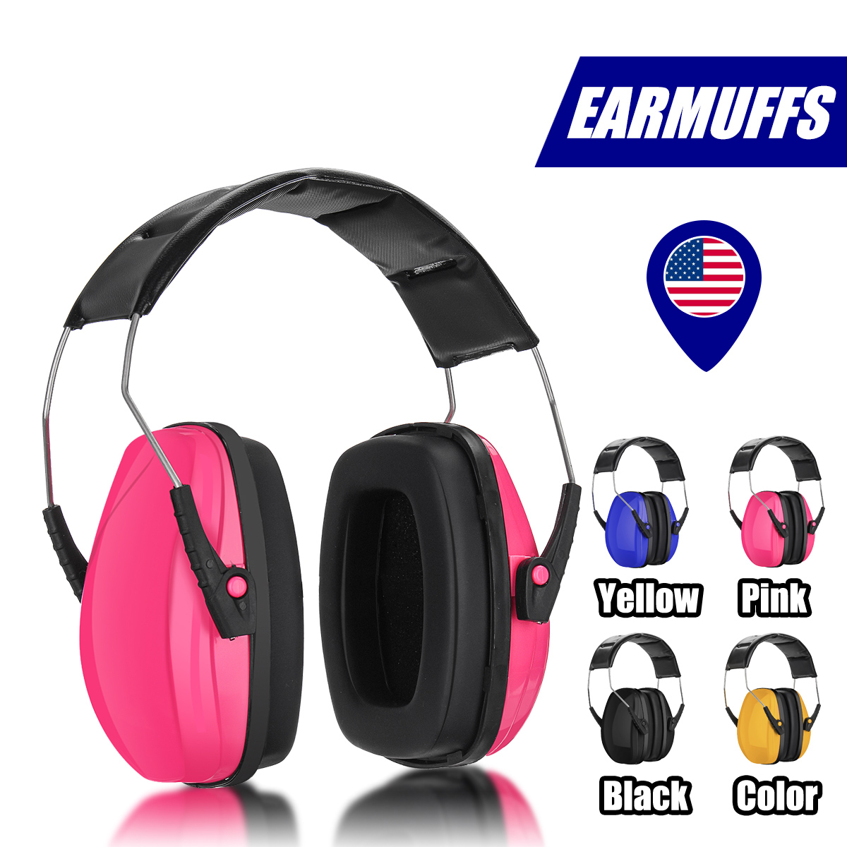 Kids Hearing Protector Soft Earmuffs for Infant Kids Noise Reduction
