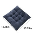 thumbnail image 3 of AnuirheiH Outdoor Cushions for Patio Furniture Clearance Outdoor Garden Patio Home Kitchen Office Sofa Chair Seat Soft Cushion Pad, 16x16'',Blue, 3 of 9