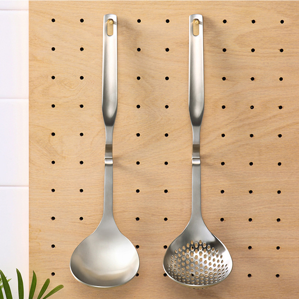 Anti Scalding Long Handle Soup Spoon Set Wall Mounted Hot Pot Spoon