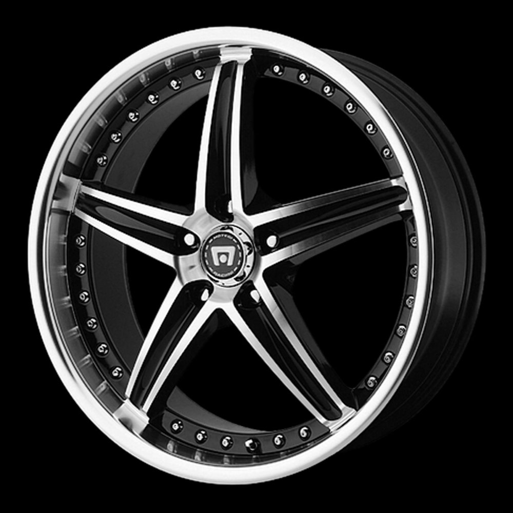 17" Black With Natural Accents MR107 Wheel by Motegi Racing Wheels