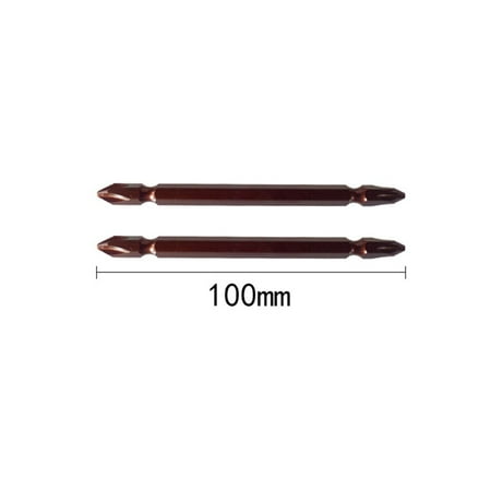 

Alloy Steel Magnetic Double Head Electric Cross Screwdriver Bit PH2 50-300mm