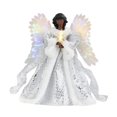 thumbnail image 3 of Estatuilla superior 25 * 20 cm con luces Decoración de Navidad Ángel nte para Estilo A Hugo ángel copa del árbol, 3 of 7
