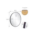 thumbnail image 3 of Design House Kenna 36" Round Wall Accent Mirror, 3 of 20