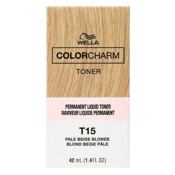 Wella Color Charm Liquid Toner #T15 Pale Beige Blonde (Pack of 3)