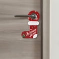 thumbnail image 3 of Hariumiu Christmas Doorknob Decorations Christmas Wooden Doorknob Decoration Santa Claus Snowman Stocking Holiday Decor Door Handle Hanger Pendant Party, 3 of 8