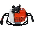 thumbnail image 5 of Kselythan 63cc 2.7HP Auger Post Hole Diggers Kit, Gas Powered 2 Cycle Earth Auger With 4 Drill Bit L4"/L6"/L8"/L12" for Farm Garden Plant, EPA Certification, 5 of 9