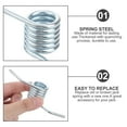 thumbnail image 2 of 3PCS Hydraulic Jack Tension Spring 3 Ton Horizontal Jack Spring Car Jacks Tools (Silver), 2 of 9