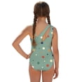 thumbnail image 2 of Tutolipy Cartoon Frogs & Mushroom House Girls' One Piece Swimsuit with Cover Up, Quick Dry Girls One Piece Swimsuit for Teens, Adjustable Strap 17-18 Years Old, 2 of 10