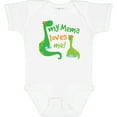 thumbnail image 3 of Inktastic My Mema Loves Me Grandson Dinosaur Boys Baby Bodysuit, 3 of 5