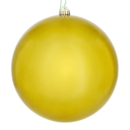 Vickerman 12 Medallion Gold Candy Ball Ornament