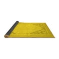 thumbnail image 2 of Ahgly Company Indoor Square Oriental Yellow Modern Area Rugs, 7' Square, 2 of 4