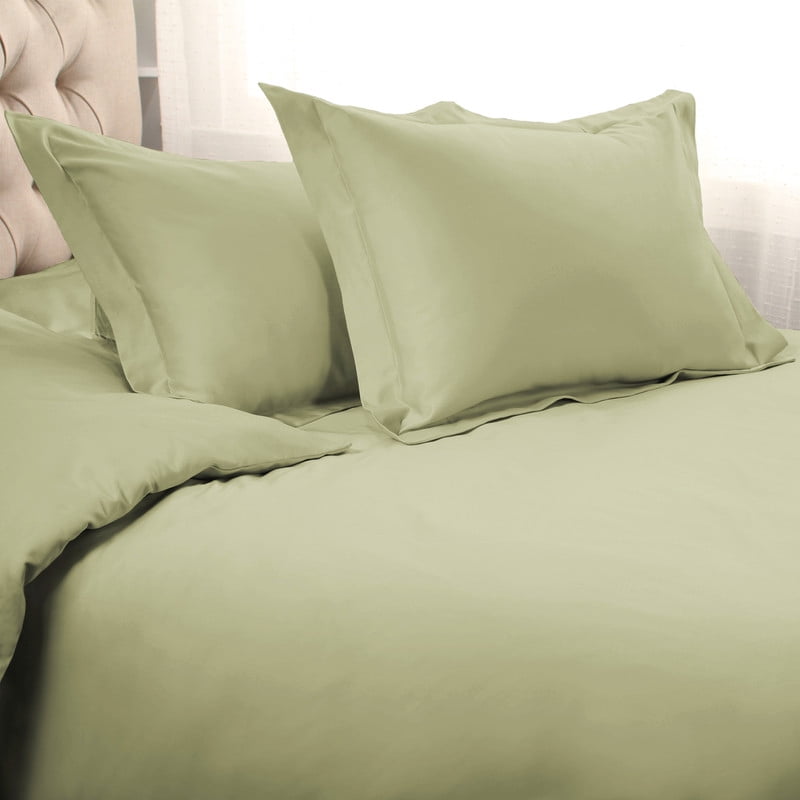 Superior Egyptian Cotton 1000 TC&nbsp;Sage Duvet Set, Full/ Queen
