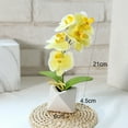 thumbnail image 7 of Cheer.US Artificial Flowers in Pot Decor Flower Arrangements Phalaenopsis Bonsai Plants Flower Bonsai Plants&nbsp;Flowers In Pot Table Centerpieces Dinning Room Table Kitchen Decoration, 7 of 7