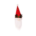 thumbnail image 1 of Kearding Funda navideña para botella de vino, decoración de ambientes para fiestas temáticas, decoración de de Navidad, manga decorativa Kits de decoración para fiestas Gorro Rojo Animal Kearding HA064819-01, 1 of 6