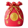 thumbnail image 1 of Jarrón de flores novedoso, bolsa de la suerte, alcancía de la suerte, soporte para ramo floral L rojo, 1 of 8