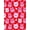 Red, Pattern 5, variant on ODIKA 4x6 Machine Washable Non-Slip Area Rug, Sweet Dessert Treats Featuring Cupcakes And Donuts With Sprinkles High Traffic Rug, Pink, 720630