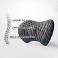 thumbnail image 5 of Car Lumbar Support Cushion, Comfort Foam Backrest Pillow for Car Seat, Ergonomic Driving Seat Lumbar Support for Relieving igue and Back Pain, 5 of 5