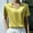 Yellow, variant on Summer Savings Clearance Staron Summer Tops for Women Silk Satin Short Sleeve T-Shirts Casual Soft V Neck Basic Tees Shirts Loose Fit Tunic