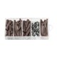 thumbnail image 1 of Kit de 40 pinzas para pesca de carpas, conos de cola giratorios y estuche de almacenamiento portátil. Marrón, 1 of 9