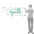 thumbnail image 2 of She Leaves a Little Sparkle Girls Room Vinyl Wall Decal Sticker Inspirational Quote with Stars, 2 of 4