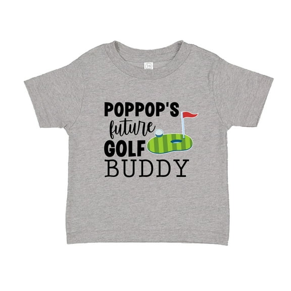 Poppop's Future Golf Buddy Toddler T-Shirt 2T Athletic Heather
