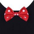 thumbnail image 6 of IBTOM CASTLE Toddler Girls Halloween Costume Polka Dots Fancy Dress up Kids Birthday Party Princess Dress with Cartoon Ear Headband 2-3 Years Red, 6 of 9