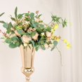 thumbnail image 2 of Efavormart 27" Gold Metal Floral Trumpet Vase, Table Pedestal Centerpiece with Heavy Duty Square Base, 2 of 11