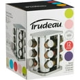 thumbnail image 2 of Trudeau 12 Bottle Square Spice Carousel, Stainless Steel, Unfilled, 2 of 3