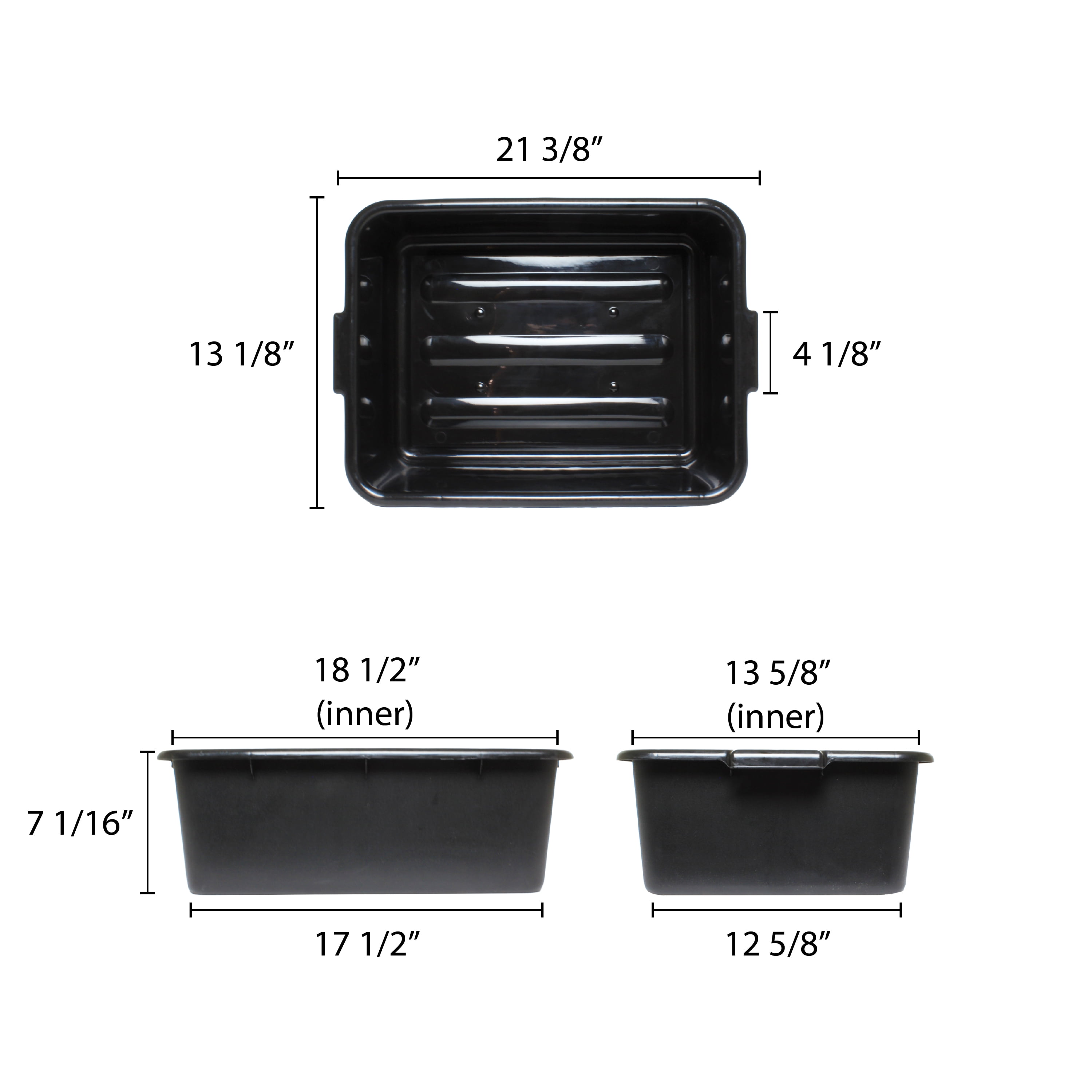 Excellante 7" bus box black, comes in each