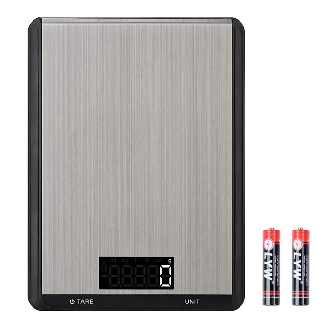 Kitchen Scale, Electronic Kitchen Scale 5kg/1g Stainless Steel Touch Sensitive B
