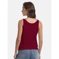 thumbnail image 2 of Women's Loose Tank Top - V-Neck Sleeveless Cami with Banded Bottom for Summer, 2 of 4