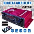 thumbnail image 2 of Elevate Tunes 20W+20W Stereo Amplifier with Bluetooth 5.0 for Home & Car Entertainment, 2 of 2