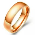 thumbnail image 3 of 5mm Simple Smooth Polished Band Mens 316L Stainless Steel Wedding Ring Size 6-12, 3 of 6