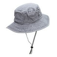 thumbnail image 3 of Extra Big Size Fishing Hats - Grey 2XL-3XL, 3 of 5