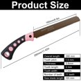 thumbnail image 3 of 6.5inch Handheld Saw 3 Side Teeth Blade Woodworking Pull Hand Saw with Non-slip Handle Sharp Durable Hand Saw, 3 of 7