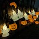 thumbnail image 5 of Guirnalda De Luces De Farol Fantasma De Calabaza De Halloween, 3 Metros, 20 Luces Led Alimentadas Por Batería Para Decoración De Halloween De Interior Y Exterior Monstrate HA037419-00, 5 of 6