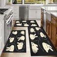 thumbnail image 6 of Floral Kitchen Rugs Sets of 3, Non Slip Kitchen Rugs and Mats Washable Farmhouse Kitchen Rugs Floral Kitchen Floor Mat Carpet Runner Rugs for Hallway Laundry Room, 6 of 12