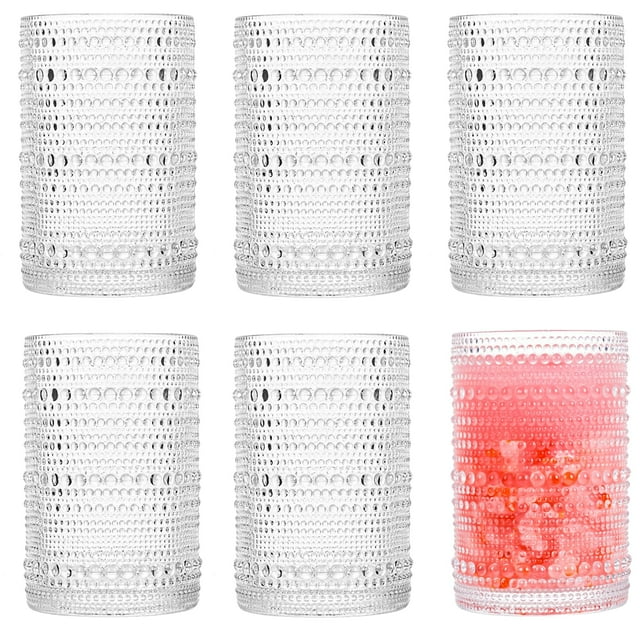 Juego de vasos Highball Cosnou, tamaño grande, 450 ml, 6 unidades