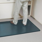 G-Floor 2' x 3' Diamond Tread Anti-Fatigue Mat - Silver