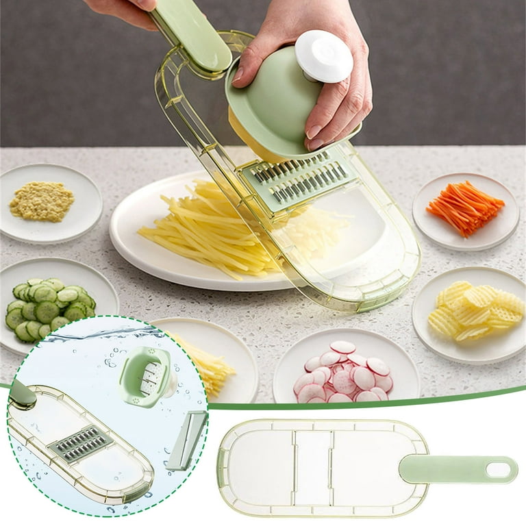 3 In 1 Electric Vegetable Cutter Automatic Vegetable Slicer Potato Grate  Shredded Graters Carrot Cheese Fruit Kitchen Supplies