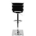 thumbnail image 6 of Belen Kox Masters Contemporary Adjustable Barstool with Swivel in White Faux Leather, 6 of 8