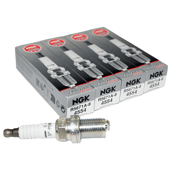 4x NGK Racing Spark Plug Stock 4554 Nickel Core Tip Standard 0.032in R5671A-8