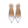 thumbnail image 2 of Ninety Union KOKO Metal Heel Slingback, Silver, 7, 2 of 5