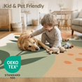 thumbnail image 1 of ODIKA 5'x7' Warm Earth Tones Earthy Retro Garden Scene Washable Area Rug Abstract Still Life with Organic Shapes Easy Care, Non-Shedding, Pet Friendly, for Small Living Room, Bedroom, 1 of 4
