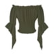 thumbnail image 3 of Blusa Mingyuezai Renaissance Peasant con hombros descubiertos XL para mujer, 3 of 6
