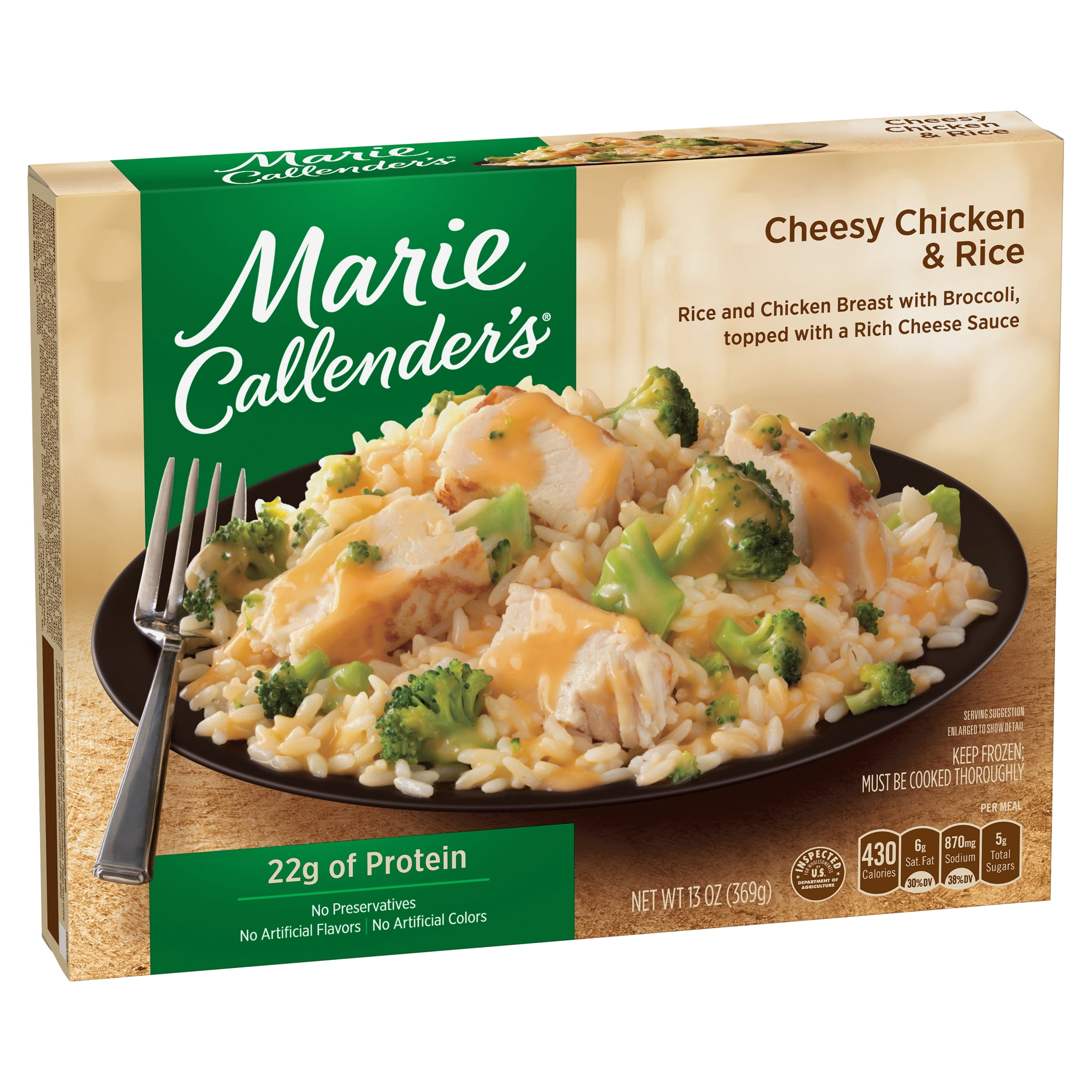 Marie Callender's Cheesy Chicken & Rice, 13 oz - Walmart.com