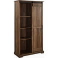 thumbnail image 1 of Meuble de Rangement Haut Porte Coulissante Rainurée Moderne en Chêne Rustique, 1 of 8